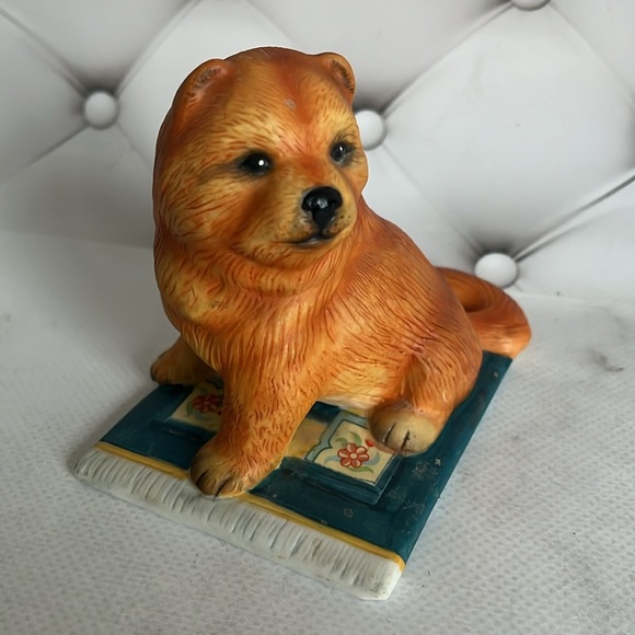 Vintage Franklin Mint Chow Chow Figure 1987 - Picture 4 of 5